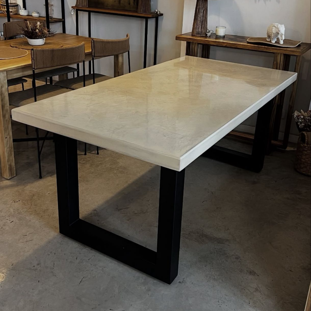 Tapa Microcemento con Base de Caño